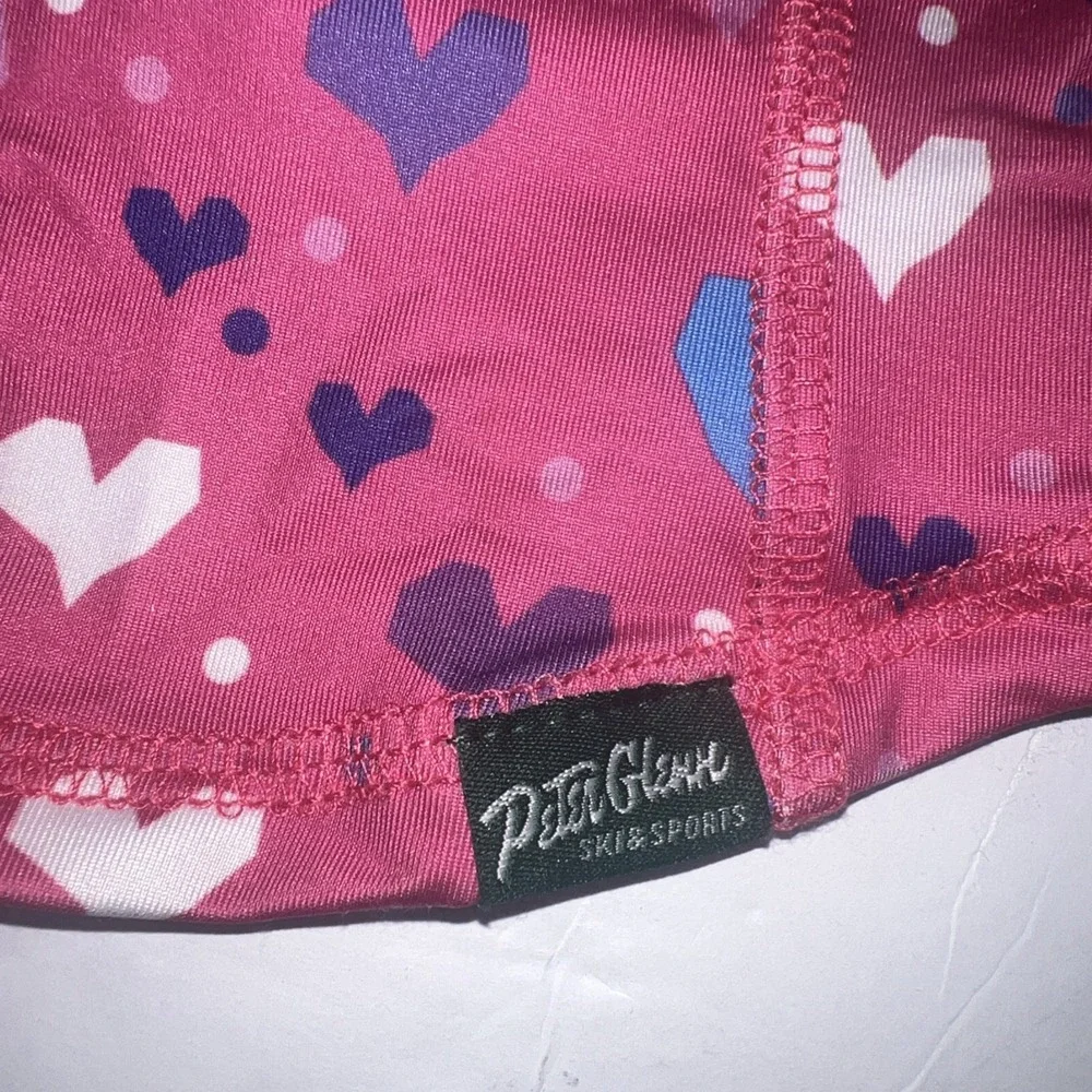 Peter Glenn Bula Heart Printed Head Cover Balaclava Kids Girls